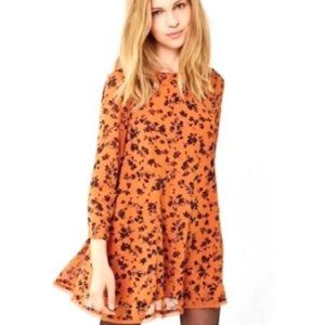 UO kimchi blue mini floral dress.